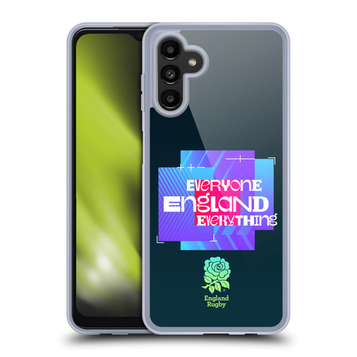 England Rugby Union This Rose Means Everything Slogan in Black Soft Gel Case for Samsung Galaxy A13 5G (2021)