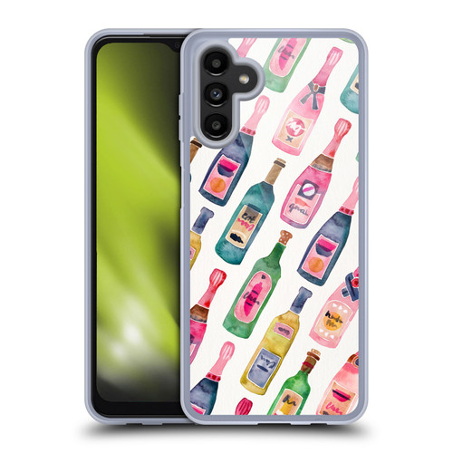 Cat Coquillette Patterns 6 Champagne Pattern Soft Gel Case for Samsung Galaxy A13 5G (2021)