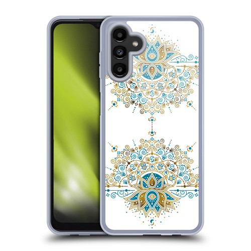 Cat Coquillette Patterns 6 Lotus Bloom Mandala 2 Soft Gel Case for Samsung Galaxy A13 5G (2021)