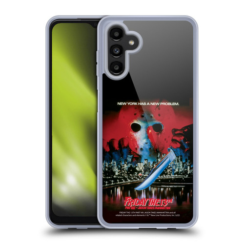 Friday the 13th Part VIII Jason Takes Manhattan Graphics Key Art Soft Gel Case for Samsung Galaxy A13 5G (2021)