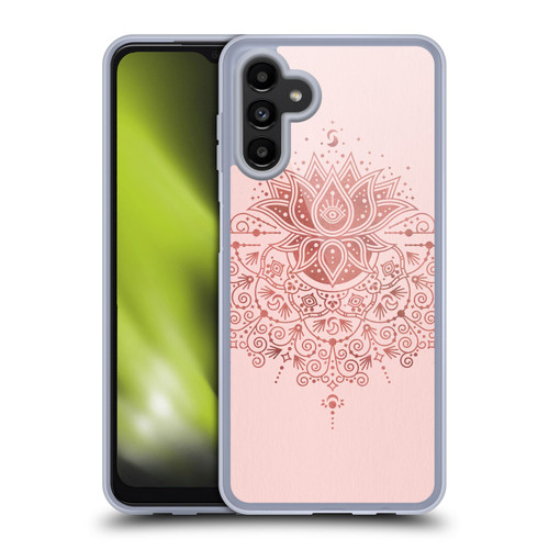 Cat Coquillette Patterns 6 Lotus Bloom Mandala 3 Soft Gel Case for Samsung Galaxy A13 5G (2021)