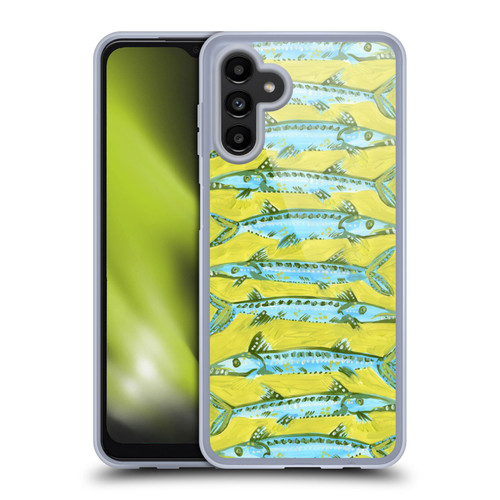 Cat Coquillette Sea Barracuda Yellow Soft Gel Case for Samsung Galaxy A13 5G (2021)