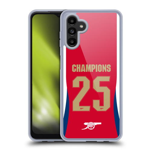Arsenal FC 2025 Women's Champions Home Soft Gel Case for Samsung Galaxy A13 5G (2021)