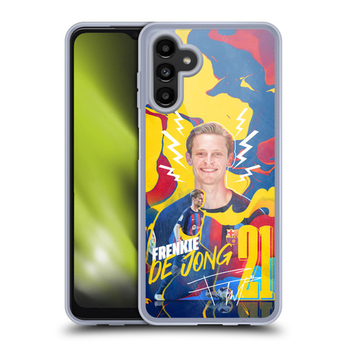 FC Barcelona 2022/23 First Team Frenkie de Jong Soft Gel Case for Samsung Galaxy A13 5G (2021)