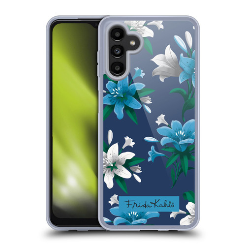 Frida Kahlo Flowers Blue Lilies Soft Gel Case for Samsung Galaxy A13 5G (2021)