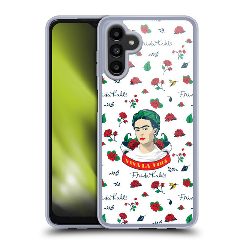 Frida Kahlo Icons Rose Patterns Soft Gel Case for Samsung Galaxy A13 5G (2021)