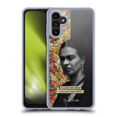 Frida Kahlo Portraits And Quotes I Love You Soft Gel Case for Samsung Galaxy A13 5G (2021)