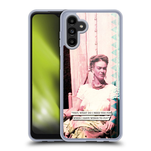 Frida Kahlo Portraits And Quotes Strange Soft Gel Case for Samsung Galaxy A13 5G (2021)