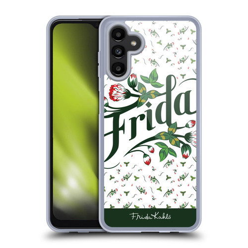 Frida Kahlo Typography Floral Soft Gel Case for Samsung Galaxy A13 5G (2021)