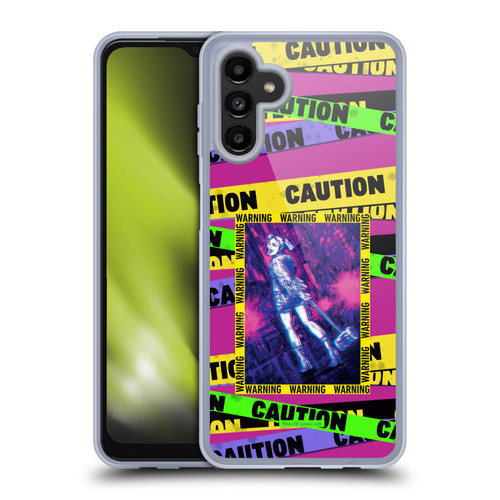 Birds of Prey DC Comics Harley Quinn Art Warning Soft Gel Case for Samsung Galaxy A13 5G (2021)