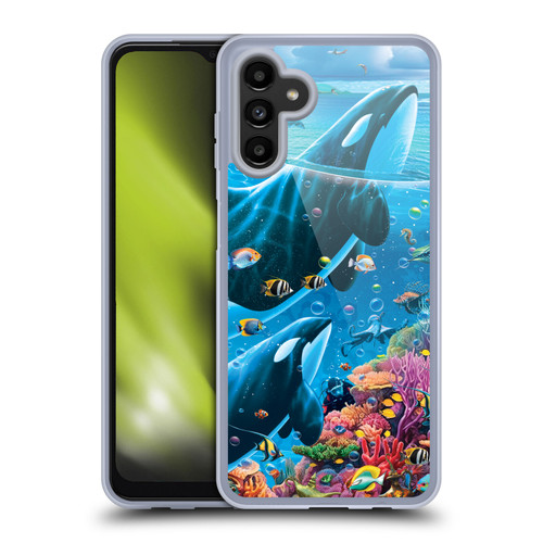 Michael David Ward Animals Sea Tales Soft Gel Case for Samsung Galaxy A13 5G (2021)