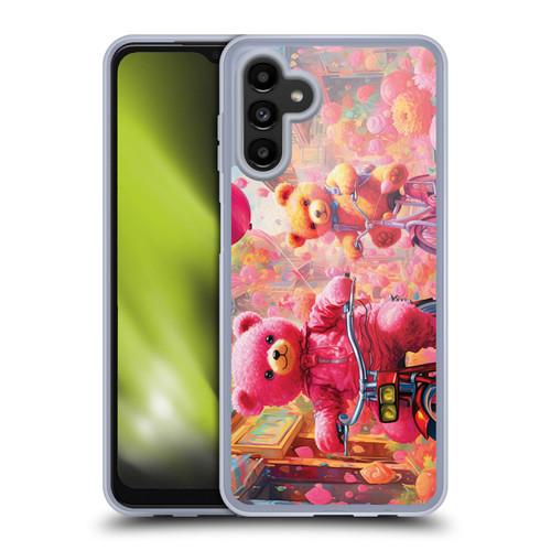 Michael David Ward Psychedelic Art Bears In Wonderland Soft Gel Case for Samsung Galaxy A13 5G (2021)