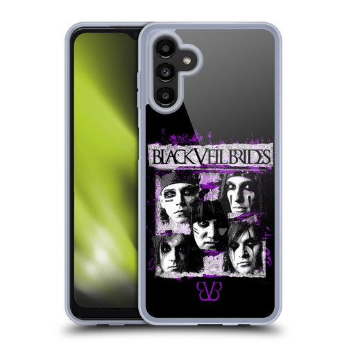 Black Veil Brides Band Art Grunge Faces Soft Gel Case for Samsung Galaxy A13 5G (2021)