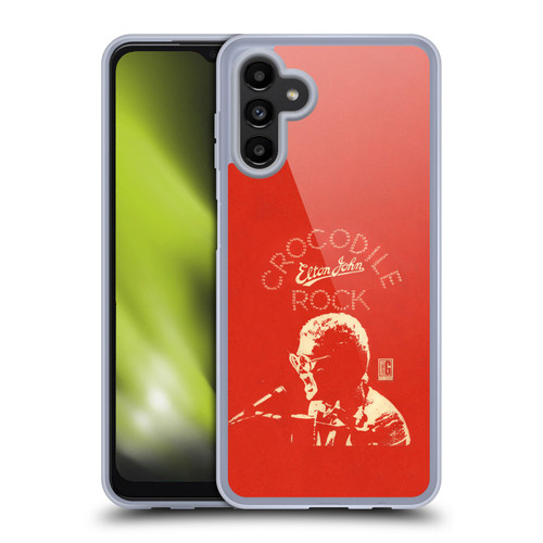 Elton John Artwork Crocodile Rock Single Soft Gel Case for Samsung Galaxy A13 5G (2021)