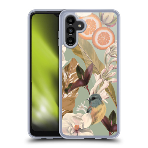 Anis Illustration Graphics New Tropical Pink Soft Gel Case for Samsung Galaxy A13 5G (2021)