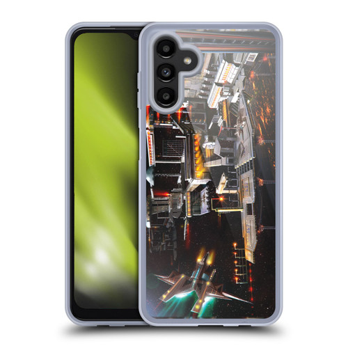 Anthony Christou Art Space Station Soft Gel Case for Samsung Galaxy A13 5G (2021)
