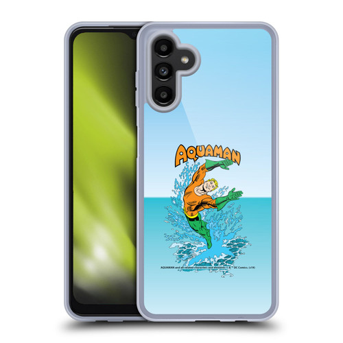 Aquaman DC Comics Fast Fashion Splash Soft Gel Case for Samsung Galaxy A13 5G (2021)