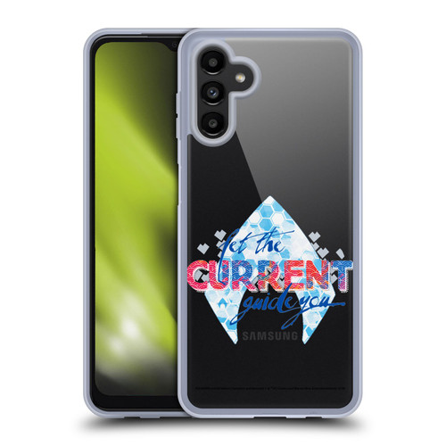Aquaman Movie Logo Typography Soft Gel Case for Samsung Galaxy A13 5G (2021)