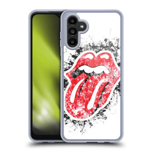The Rolling Stones Licks Collection Distressed Look Tongue Soft Gel Case for Samsung Galaxy A13 5G (2021)