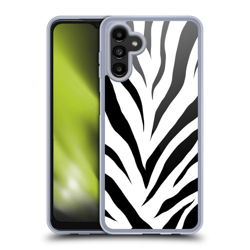 Grace Illustration Animal Prints Zebra Soft Gel Case for Samsung Galaxy A13 5G (2021)