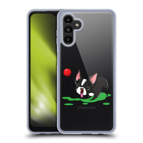 Grace Illustration Dogs Boston Terrier Soft Gel Case for Samsung Galaxy A13 5G (2021)