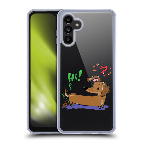 Grace Illustration Dogs Dachshund Soft Gel Case for Samsung Galaxy A13 5G (2021)