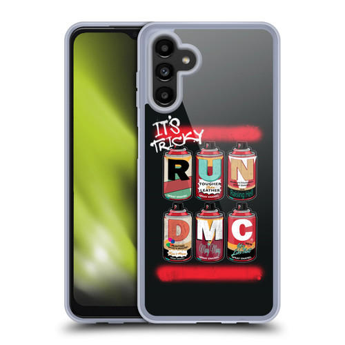 Run-D.M.C. Key Art Spray Cans Soft Gel Case for Samsung Galaxy A13 5G (2021)
