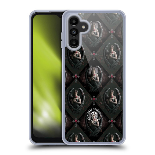 Anne Stokes Angels Rose Pattern Soft Gel Case for Samsung Galaxy A13 5G (2021)