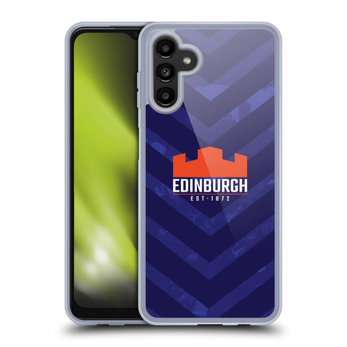 Edinburgh Rugby Graphic Art Blue Pattern Soft Gel Case for Samsung Galaxy A13 5G (2021)