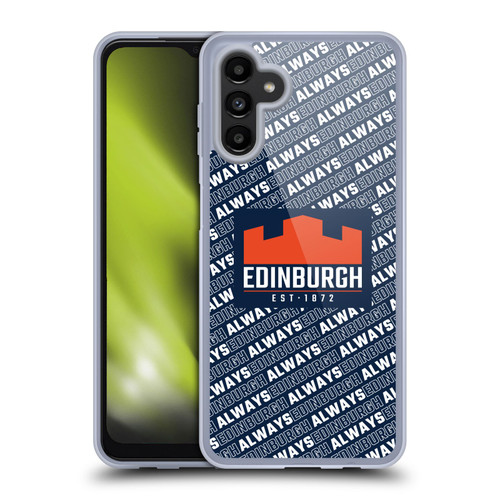Edinburgh Rugby Graphics Logo Pattern Soft Gel Case for Samsung Galaxy A13 5G (2021)