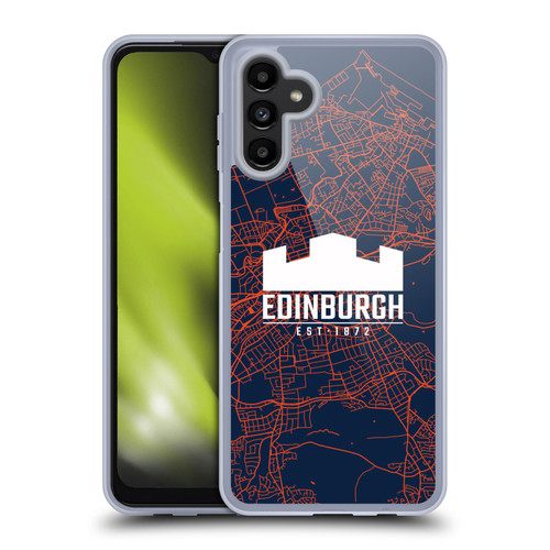 Edinburgh Rugby Graphics Map Soft Gel Case for Samsung Galaxy A13 5G (2021)