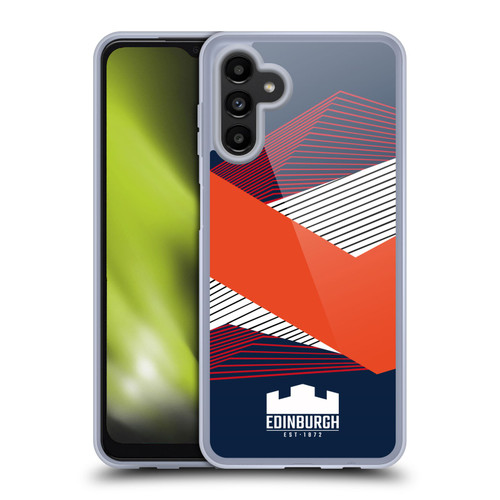Edinburgh Rugby Graphics Shapes Soft Gel Case for Samsung Galaxy A13 5G (2021)