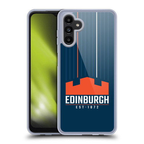 Edinburgh Rugby Logo Art Vertical Stripes Soft Gel Case for Samsung Galaxy A13 5G (2021)