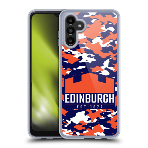 Edinburgh Rugby Logo 2 Camouflage Soft Gel Case for Samsung Galaxy A13 5G (2021)