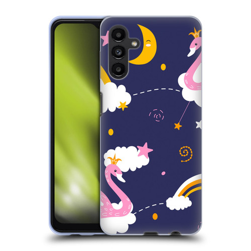 Haroulita Forest Flamingo Night Soft Gel Case for Samsung Galaxy A13 5G (2021)
