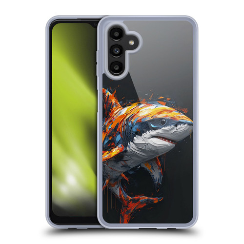 Haroulita Mix Art Animals Shark Soft Gel Case for Samsung Galaxy A13 5G (2021)