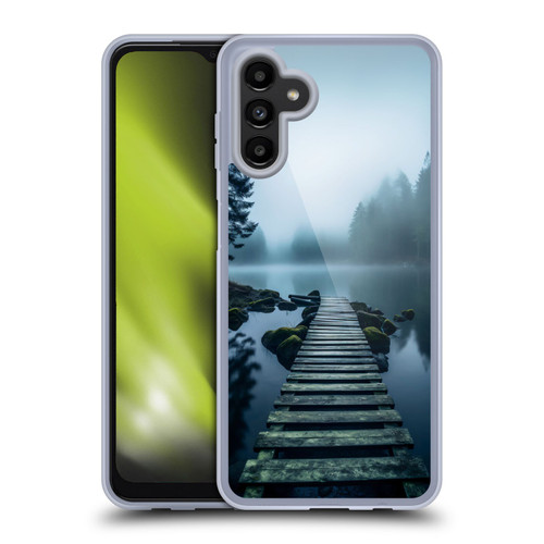 Haroulita Sceneries Dreaming Lake Pathway Soft Gel Case for Samsung Galaxy A13 5G (2021)