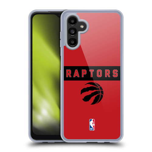 NBA Toronto Raptors Logo Red Design Soft Gel Case for Samsung Galaxy A13 5G (2021)