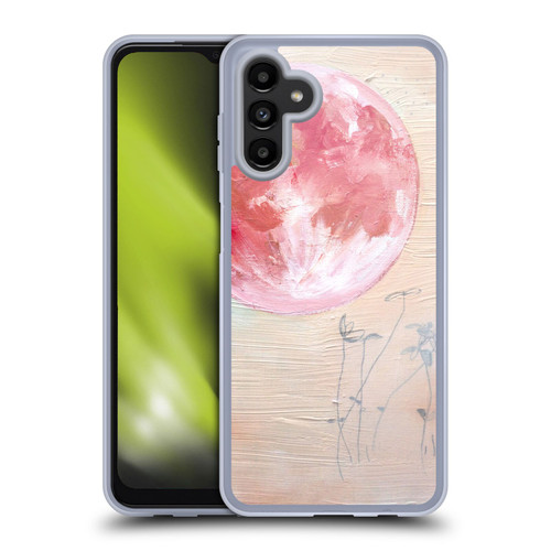 Mai Autumn Space And Sky Pink Moon Soft Gel Case for Samsung Galaxy A13 5G (2021)