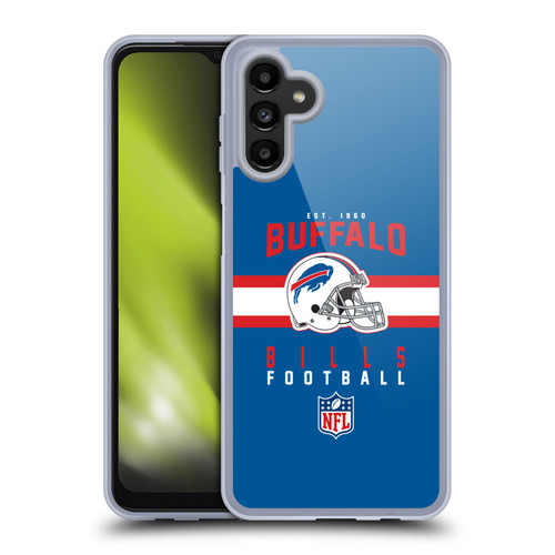 NFL Buffalo Bills Graphics Helmet Typography Soft Gel Case for Samsung Galaxy A13 5G (2021)