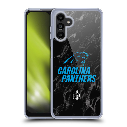 NFL Carolina Panthers Graphics Coloured Marble Soft Gel Case for Samsung Galaxy A13 5G (2021)