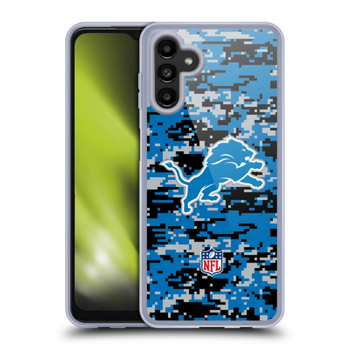 NFL Detroit Lions Graphics Digital Camouflage Soft Gel Case for Samsung Galaxy A13 5G (2021)