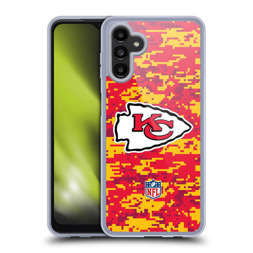 NFL Kansas City Chiefs Graphics Digital Camouflage Soft Gel Case for Samsung Galaxy A13 5G (2021)