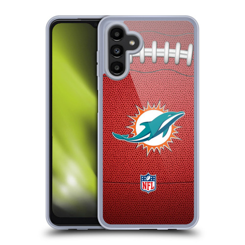 NFL Miami Dolphins Graphics Football Soft Gel Case for Samsung Galaxy A13 5G (2021)