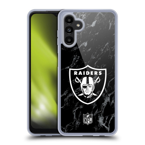 NFL Las Vegas Raiders Graphics Coloured Marble Soft Gel Case for Samsung Galaxy A13 5G (2021)