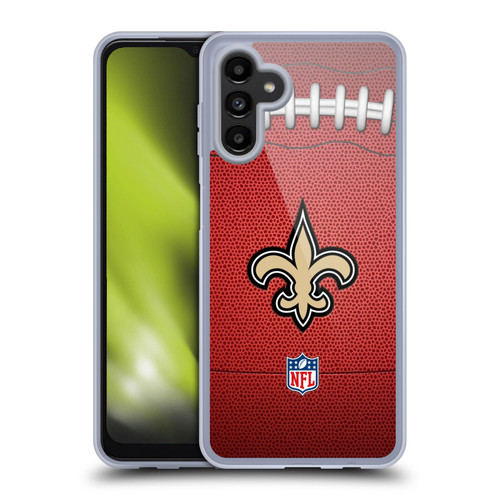 NFL New Orleans Saints Graphics Football Soft Gel Case for Samsung Galaxy A13 5G (2021)