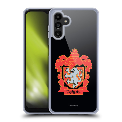 Harry Potter Deathly Hallows I Gryffindor Crest Soft Gel Case for Samsung Galaxy A13 5G (2021)