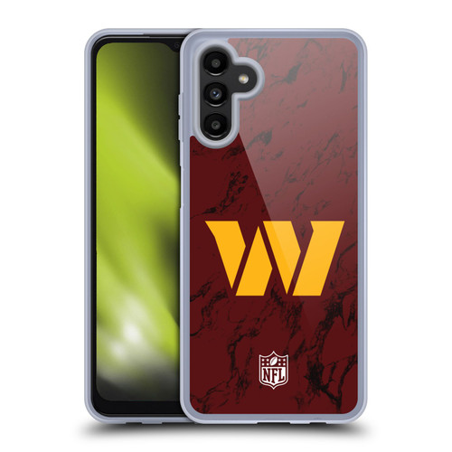 NFL Washington Football Team Graphics Coloured Marble Soft Gel Case for Samsung Galaxy A13 5G (2021)