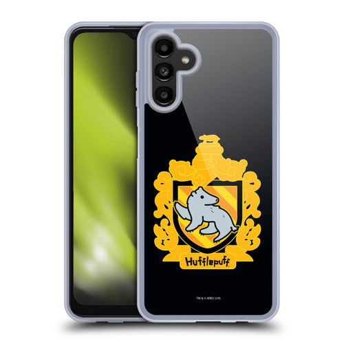 Harry Potter Deathly Hallows I Hufflepuff Crest Soft Gel Case for Samsung Galaxy A13 5G (2021)