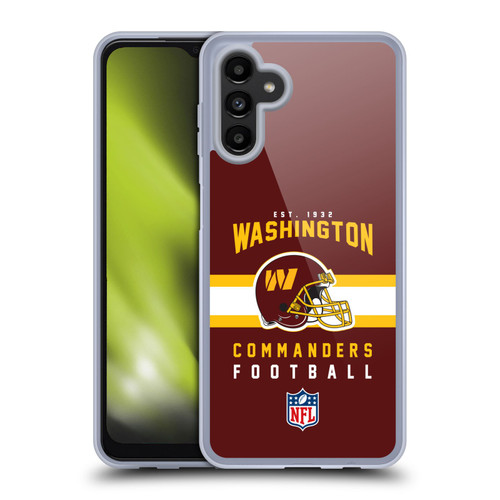 NFL Washington Football Team Graphics Helmet Typography Soft Gel Case for Samsung Galaxy A13 5G (2021)